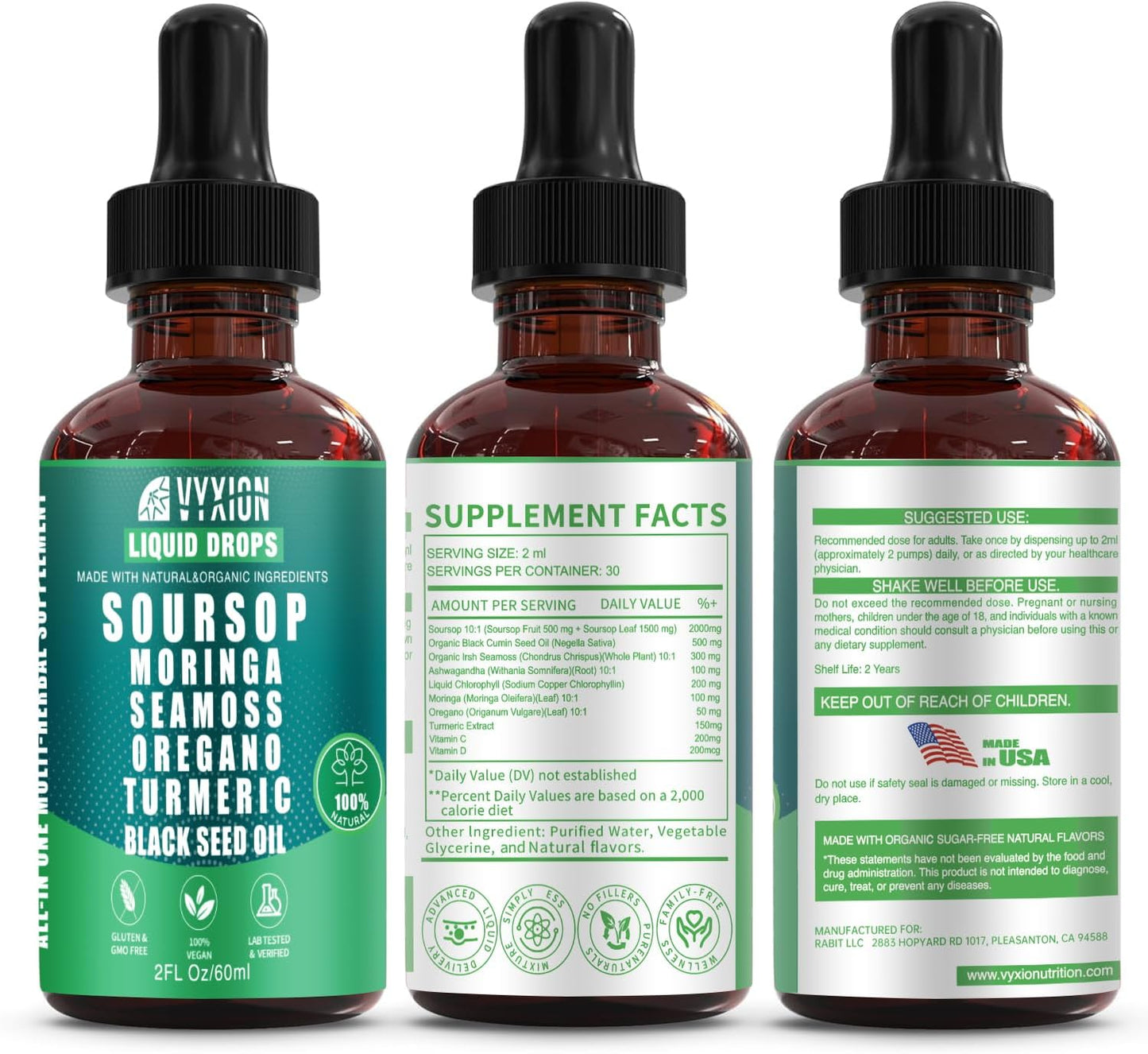 VYXION 100% Guanábana – Más energía y digestión ligera en 7 días