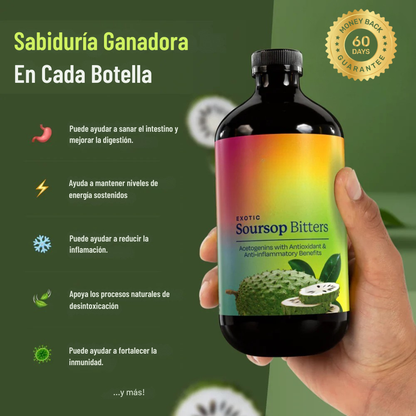 Amargo de guanábana - Limpieza y energía en solo 7 días